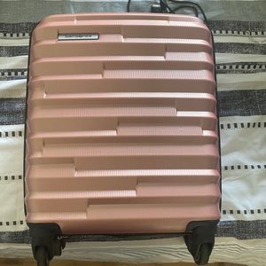 Samsonite hard suitcase in Pink 15” tall